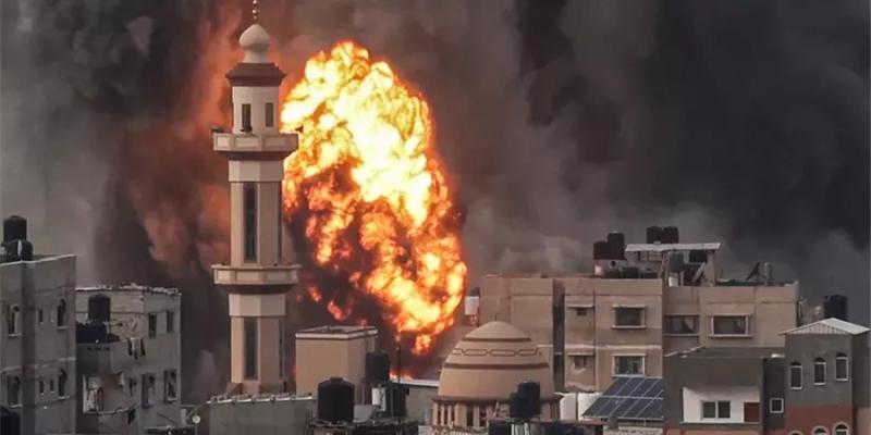 سقوط قذيفة صاروخية أُطلقت من غزة بمنطقة مفتوحة بناحال عوز