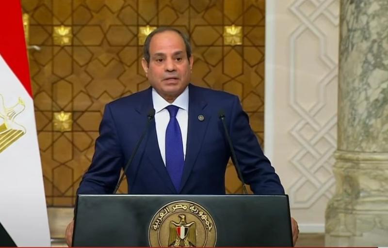 الرئيس المصري: ترحيل وتهجير الفلسطينيين ”ظلم لا يمكن أن نشارك فيه”